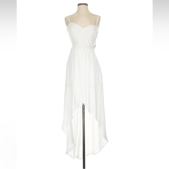 BCBGMaxAzria White Annamae High Low Dress - Picture 12 of 12